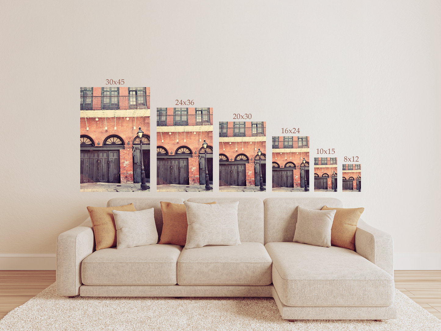 New Orleans Photography Print – Black Doors Architectural Wall Art, Fine Art Photograph