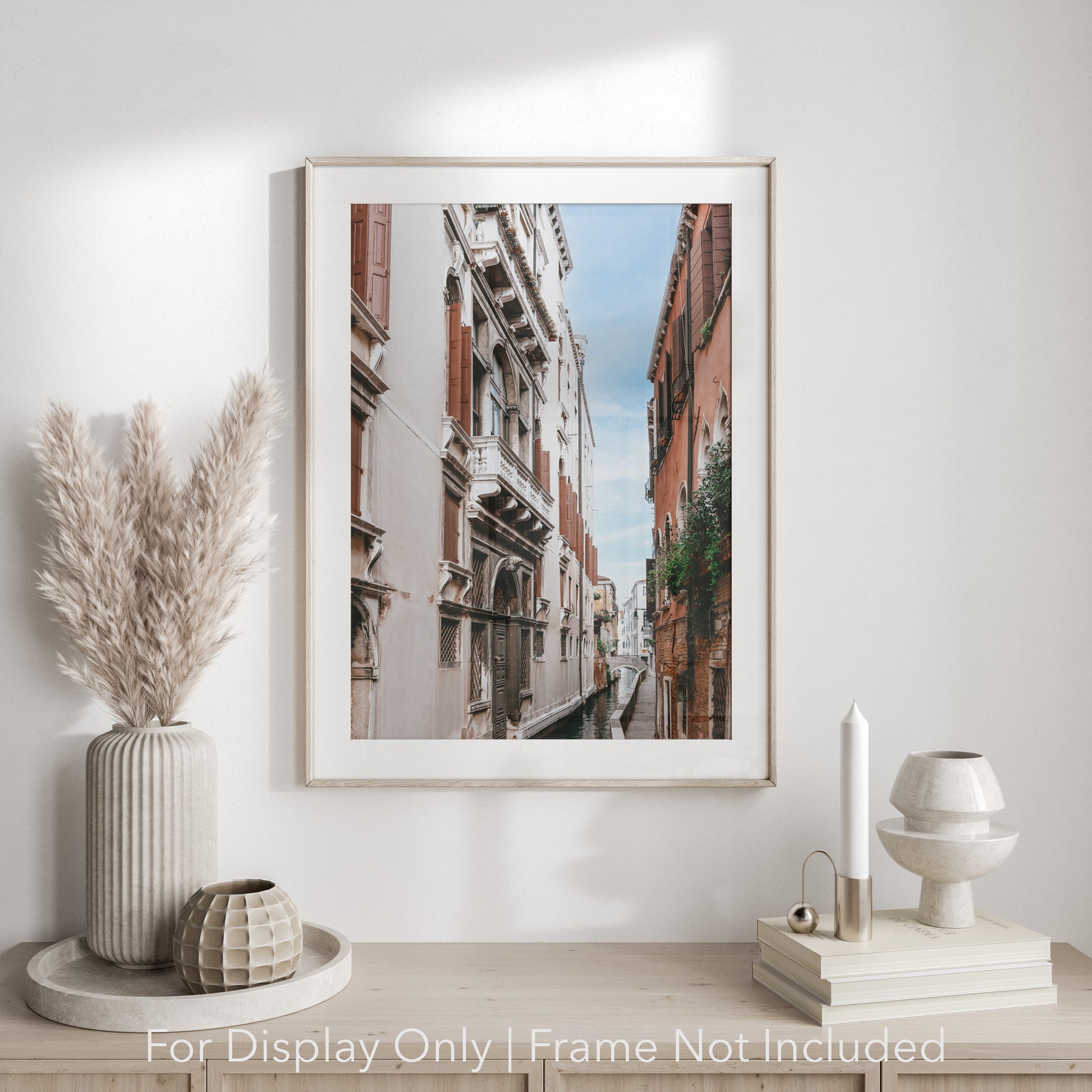 Venice Print, Italian Cityscape Fine Art Photography, Travel Gift, Vertical Large Living Room Artwork, Canal Architecture Wall Art
