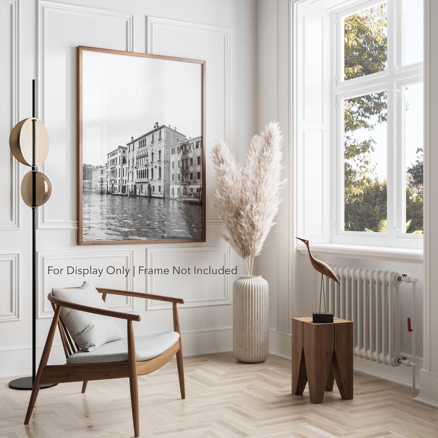 Elena | Black and White Venice Italy Art Print
