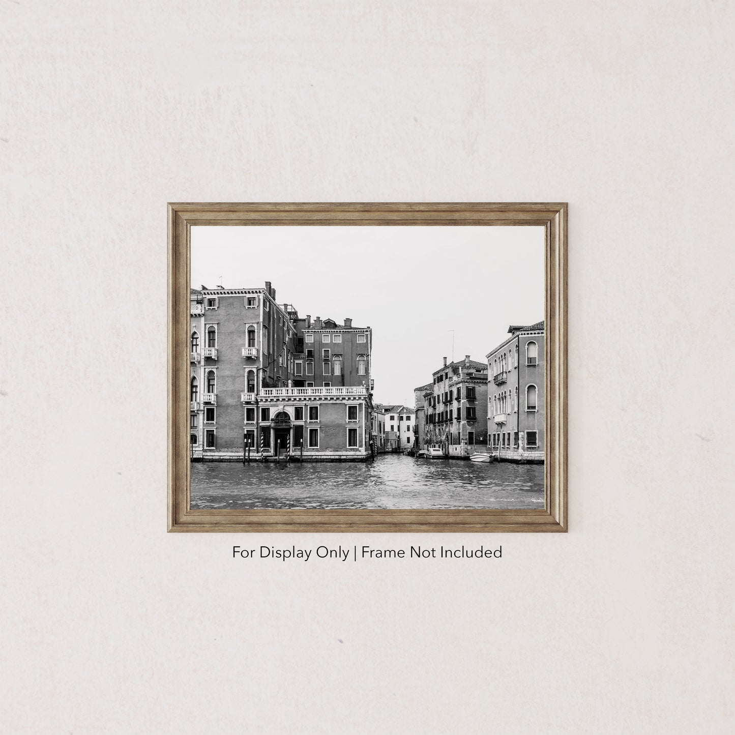 Gabriella | Black and White Venice Italy Photography Print