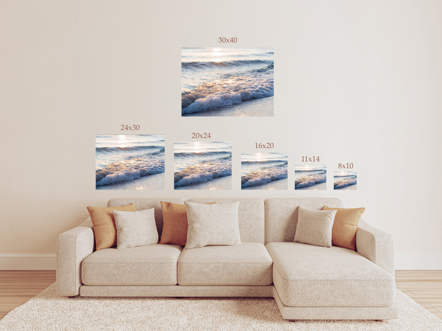 Destin Florida Beach Wave Photography Print or Canvas | Gulf Coast Ocean Wall Art