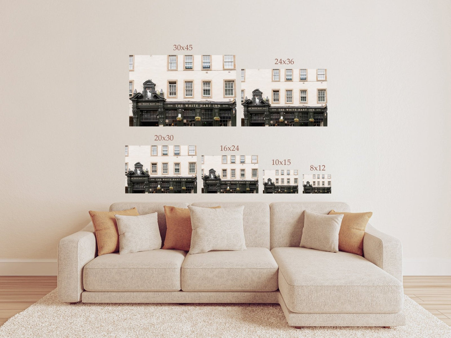 Edinburgh Scotland Tavern Photography Print or Canvas - The White Hart Inn