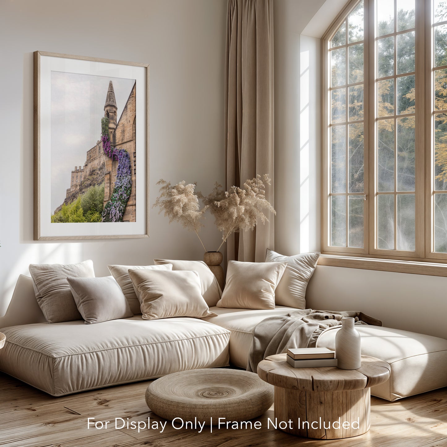 Edinburgh Scotland Unframed Print or Canvas - Wisteria Floral Wall Art