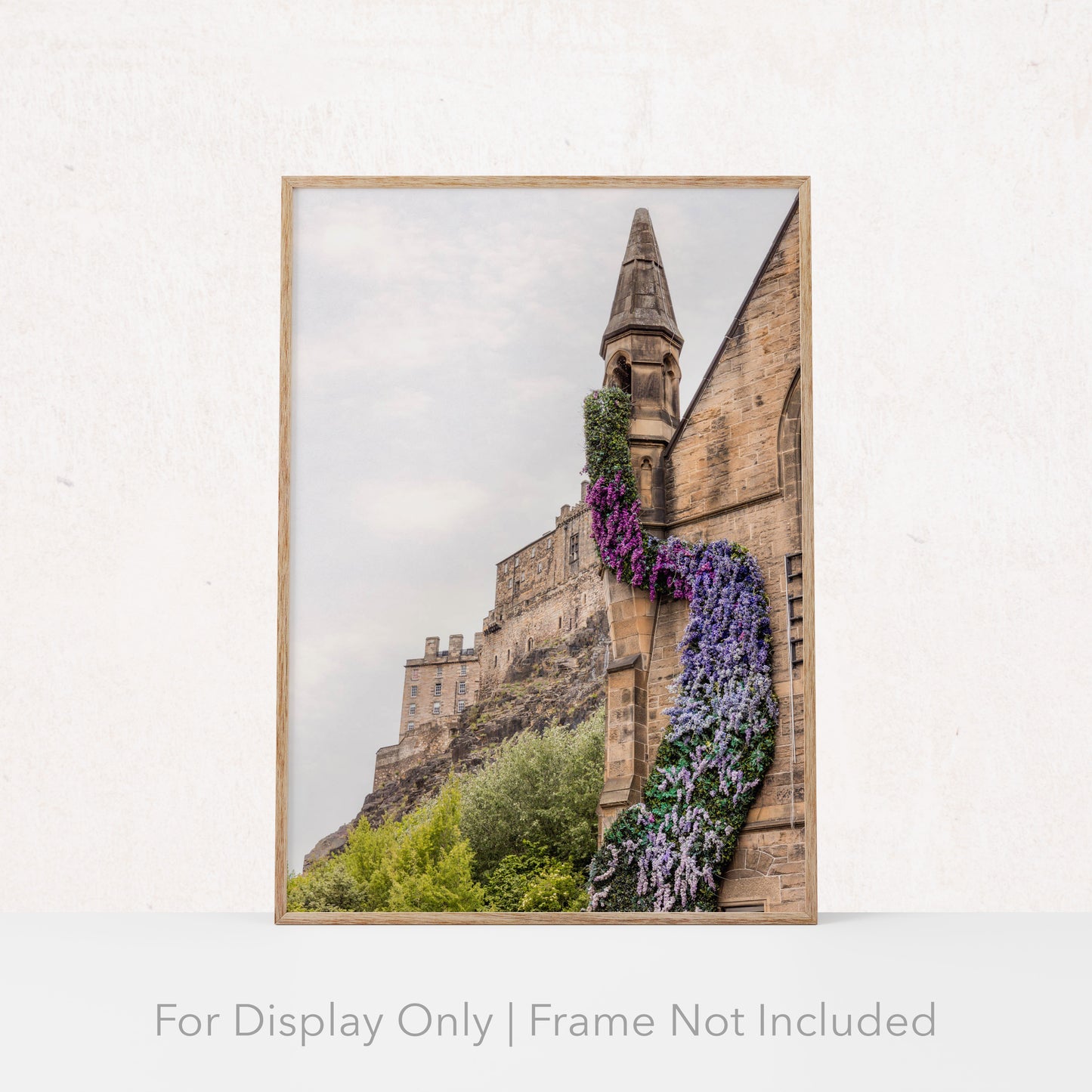 Edinburgh Scotland Unframed Print or Canvas - Wisteria Floral Wall Art