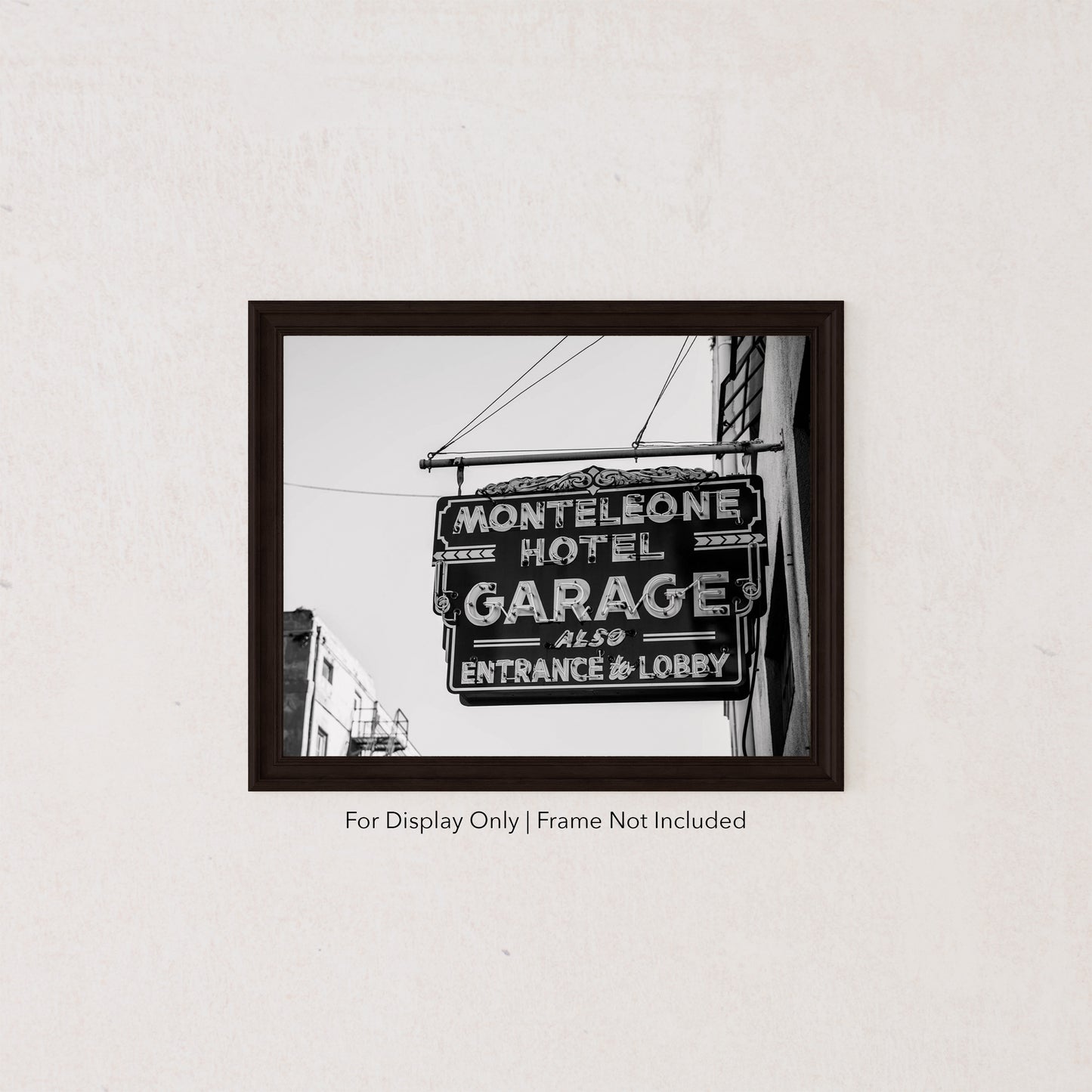 Monteleone Hotel Black and White | New Orleans Photograph
