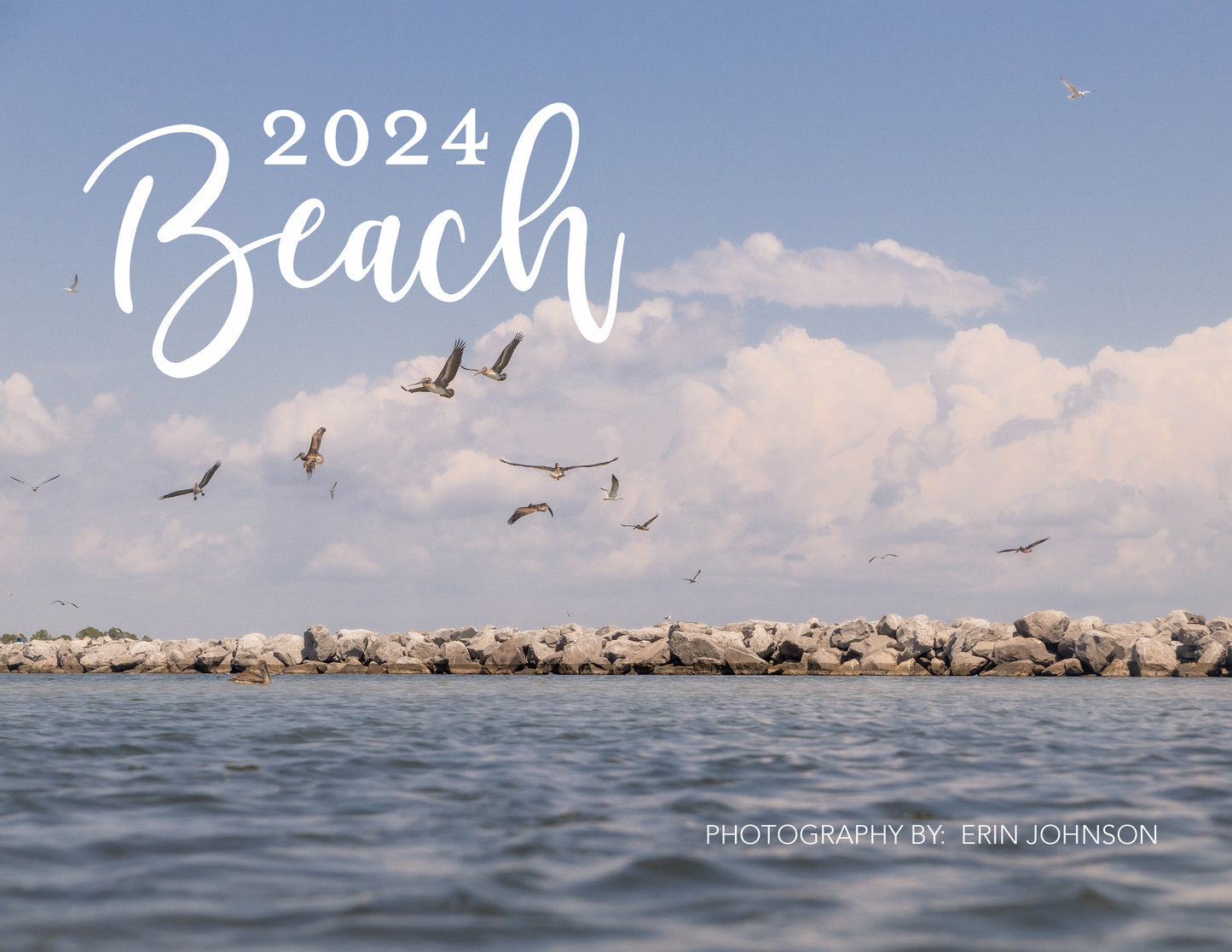 2024 Beach Wall Calendar