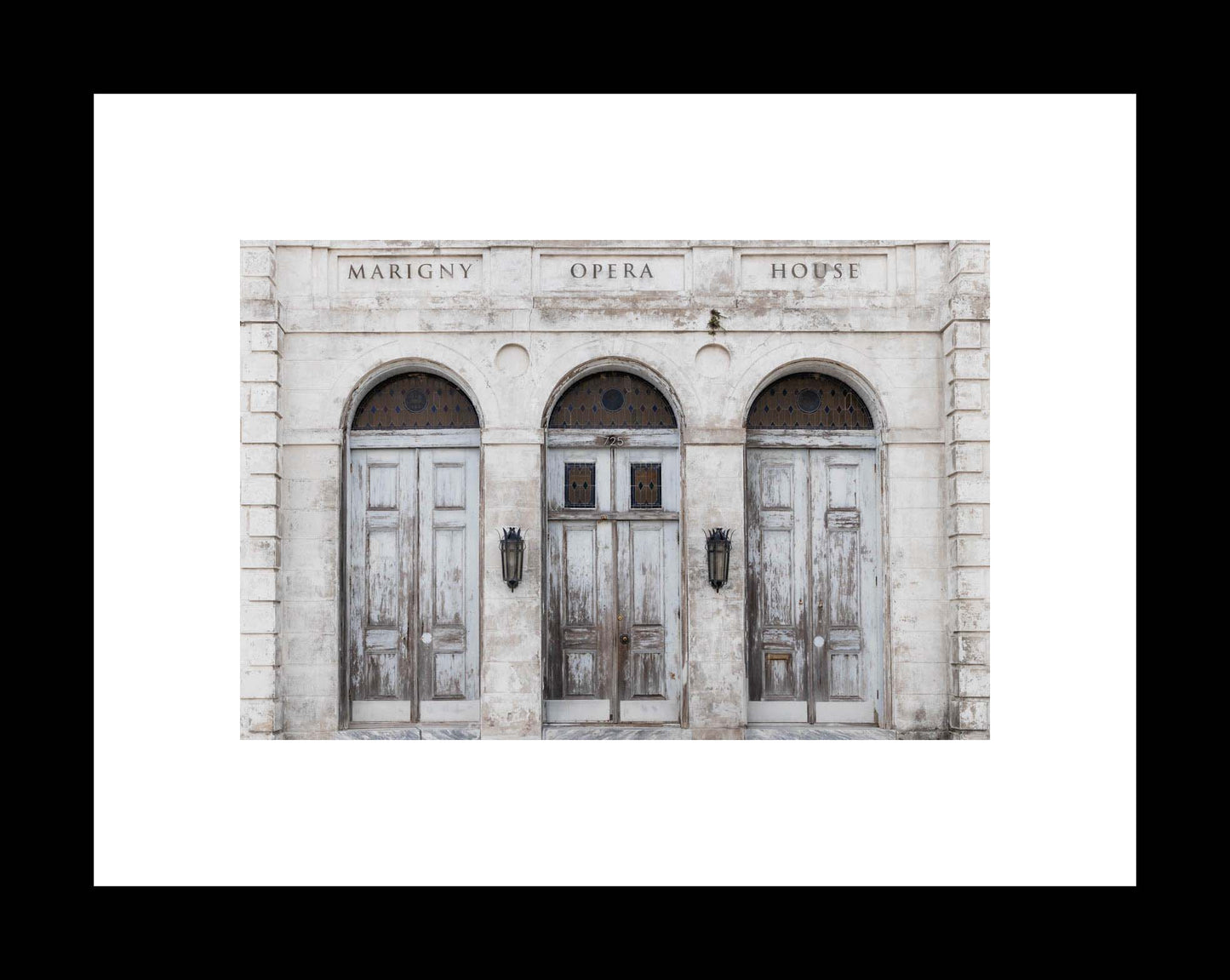 A photography print of the Marigny Opera House, New Orleans, Louisiana
