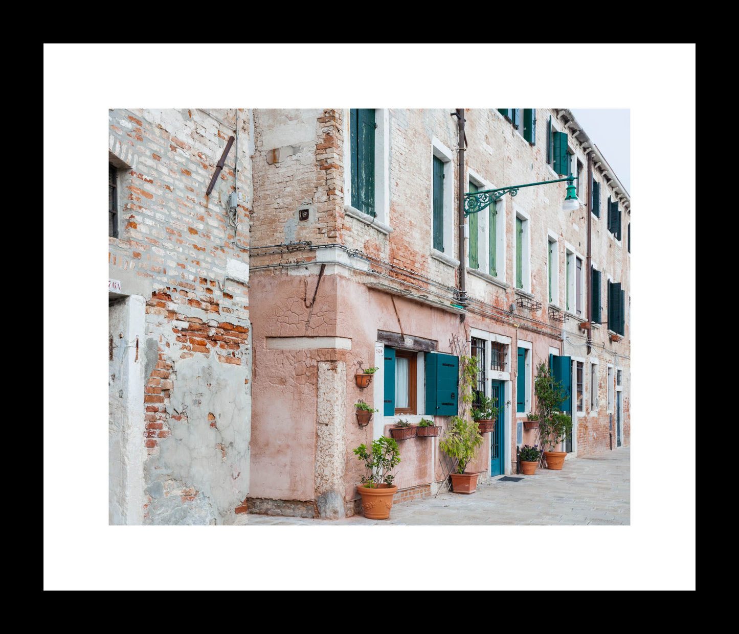 Venice Italy architecture fine art photography print for travel wall decor, featuring iconic Venetian streets and canals.