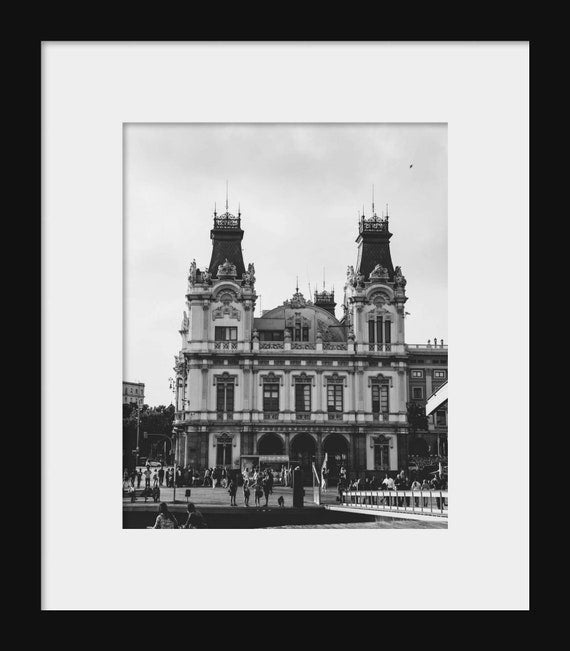 Port of Barcelona | Black and White Spain Photography