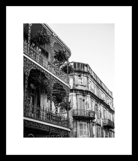 Royal Street | Black and White New Orleans Art
