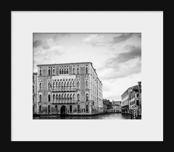 Vincenza Black and White Venice Italy