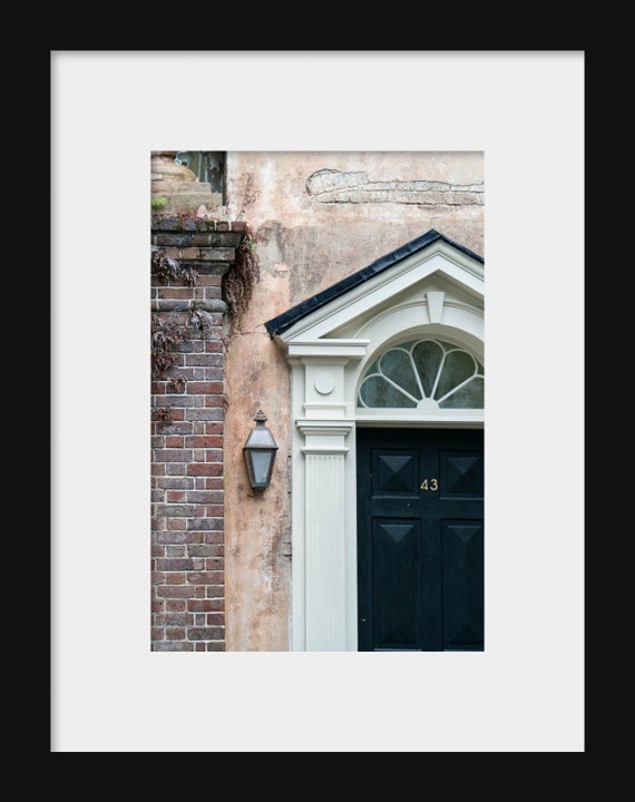 Charleston South Carolina photography print, historic Southern architecture travel wall art, fine art home decor