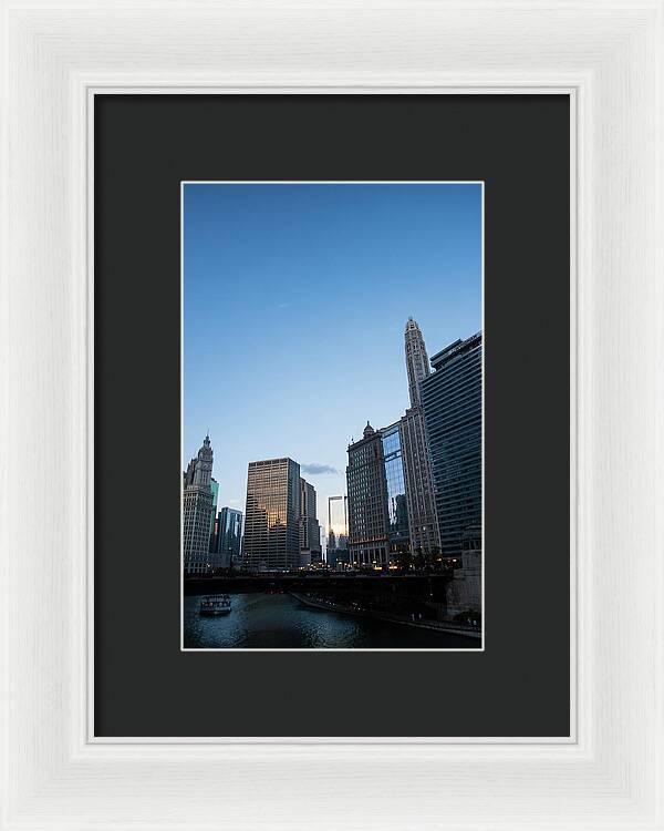 Chicago at Dusk - Framed Print