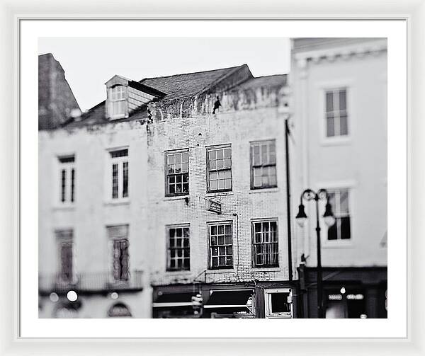 Decatur in Black and White Framed Print | New Orleans Photography Wall Art