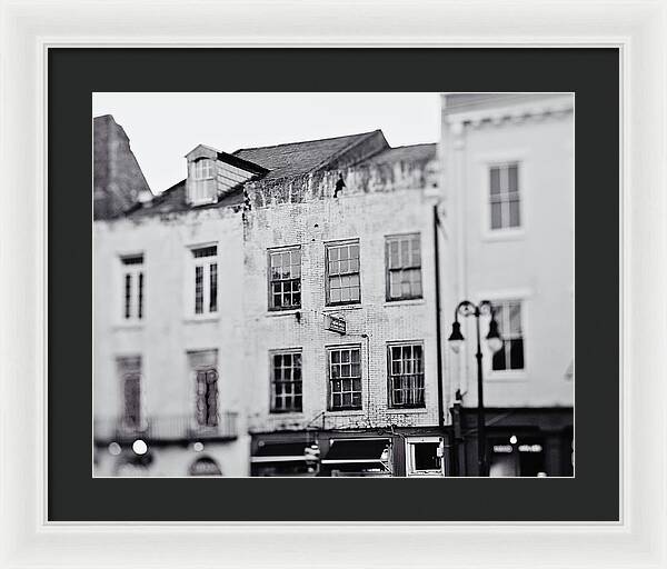 Decatur in Black and White - Framed Print
