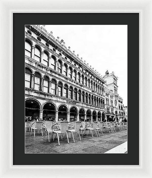 Dining In - Venice Italy - Framed Print
