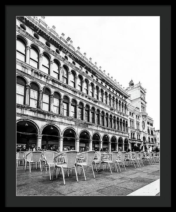 Dining In - Venice Italy - Framed Print