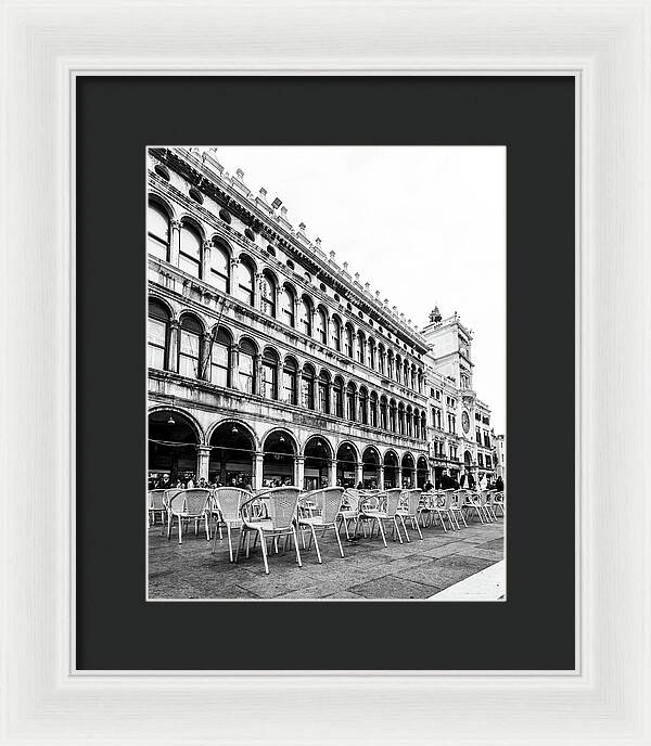 Dining In - Venice Italy - Framed Print