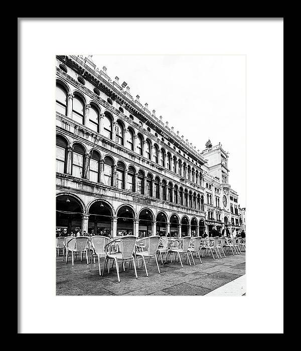 Dining In - Venice Italy - Framed Print