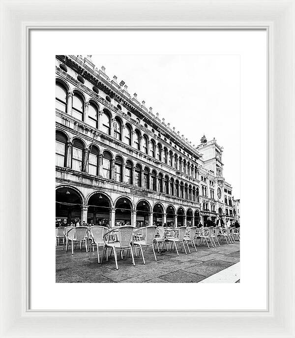 Dining In - Venice Italy - Framed Print