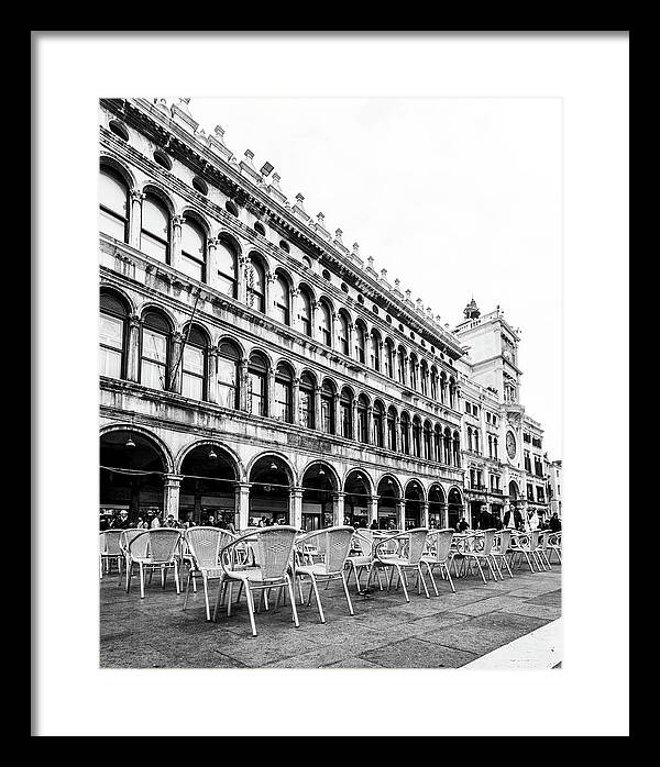 Dining In - Venice Italy - Framed Print