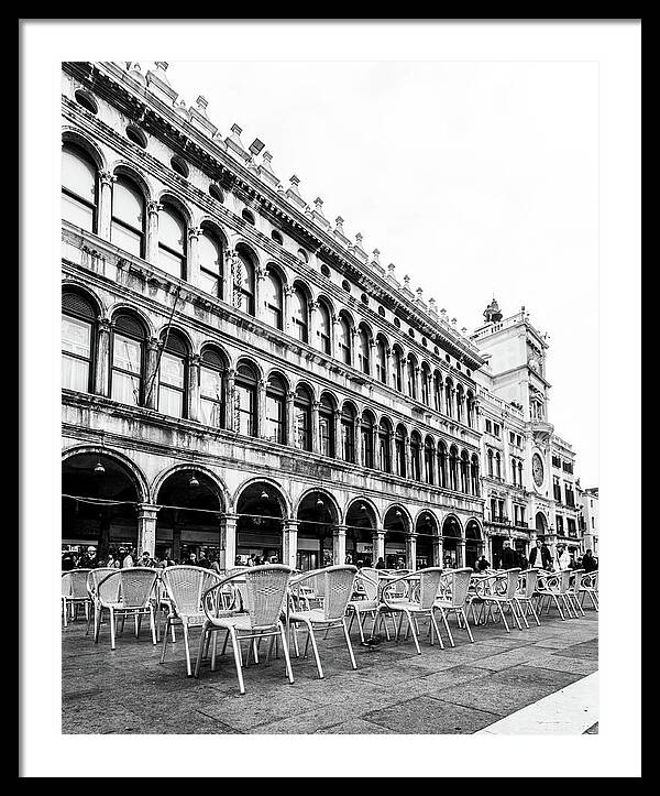 Dining In - Venice Italy - Framed Print