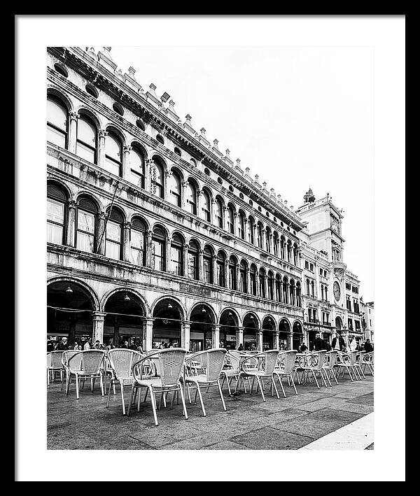 Dining In - Venice Italy - Framed Print