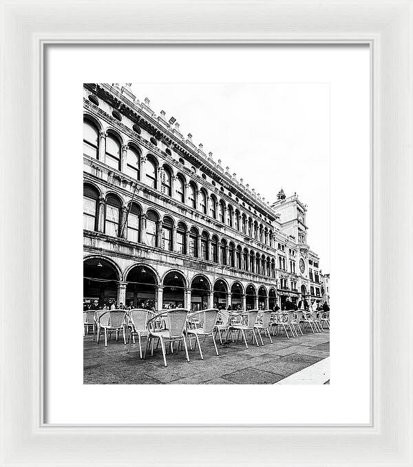 Dining In - Venice Italy - Framed Print
