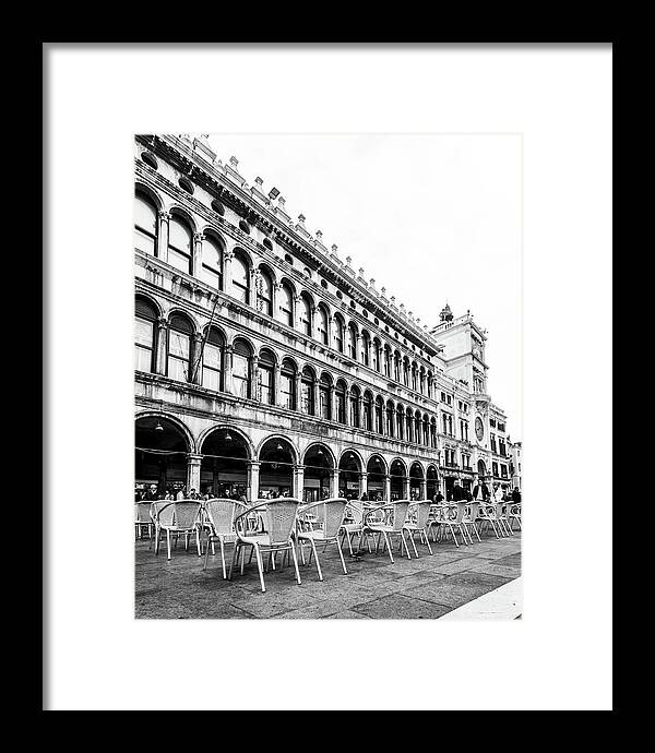 Dining In - Venice Italy - Framed Print