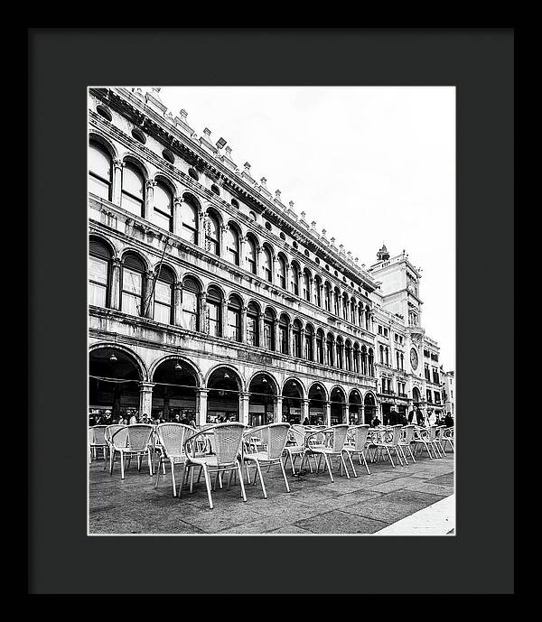 Dining In - Venice Italy - Framed Print