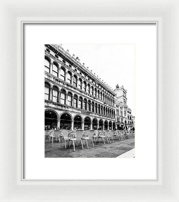 Dining In - Venice Italy - Framed Print