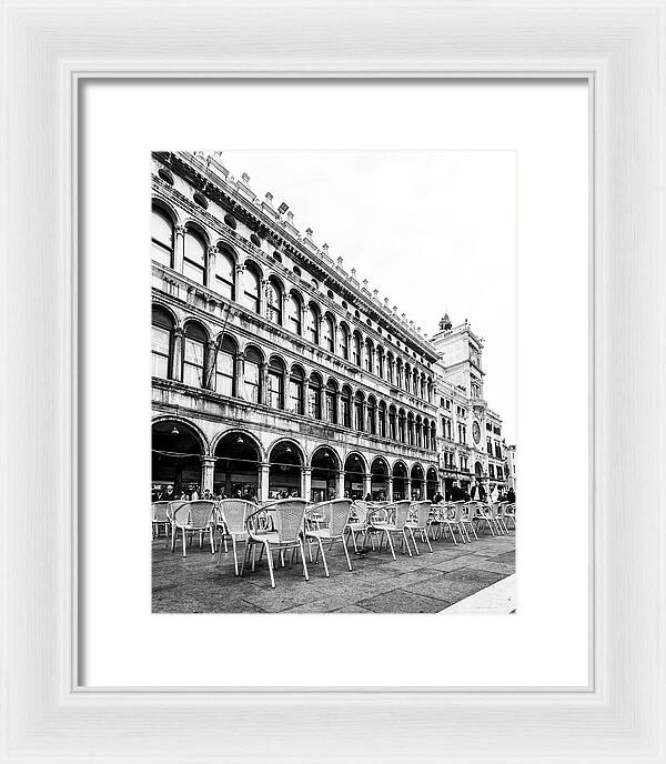 Dining In - Venice Italy - Framed Print