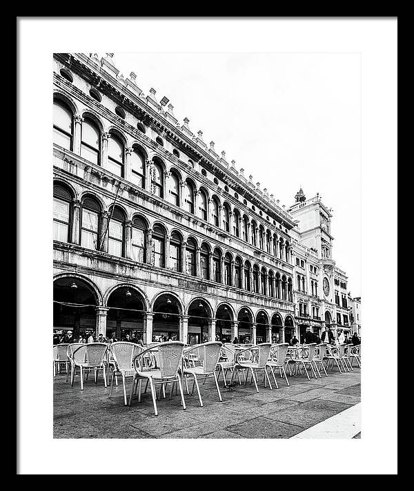 Dining In - Venice Italy - Framed Print