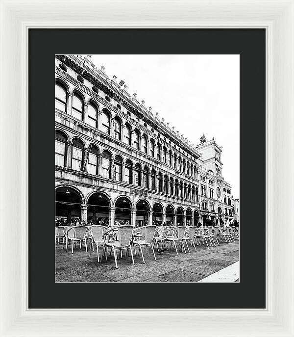 Dining In - Venice Italy - Framed Print