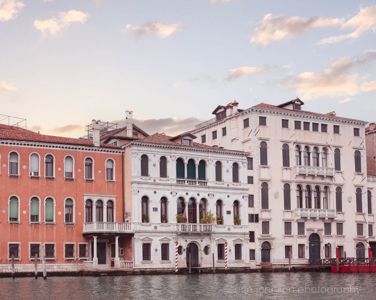 Venice Italy Canal Landscape Photography Print, European Architecture, Travel Souvenir, Living Room Wall Art, Unframed Photo or Canvas - eireanneilis