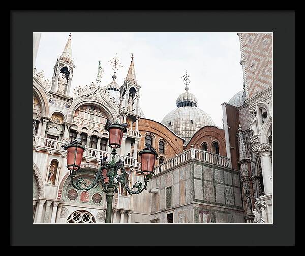 St Marks Basilica - Venice Italy - Framed Print
