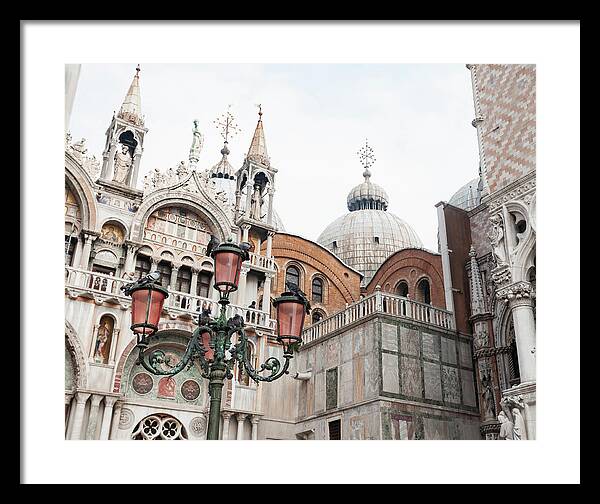 St Marks Basilica - Venice Italy - Framed Print