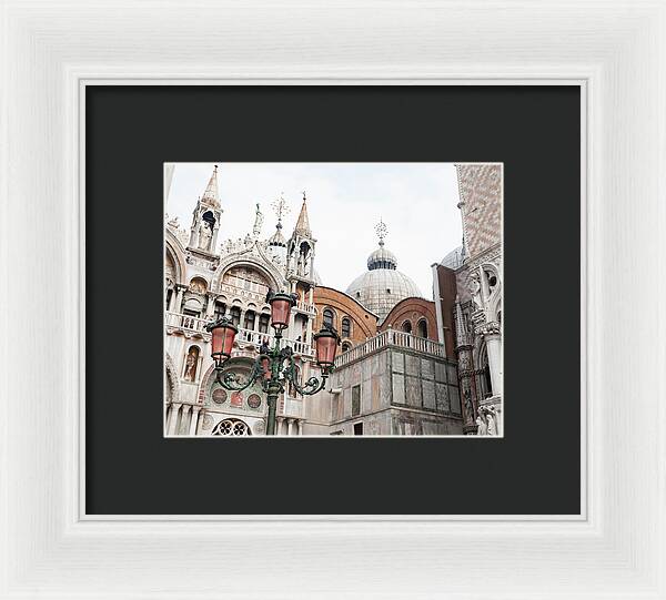 St Marks Basilica - Venice Italy - Framed Print