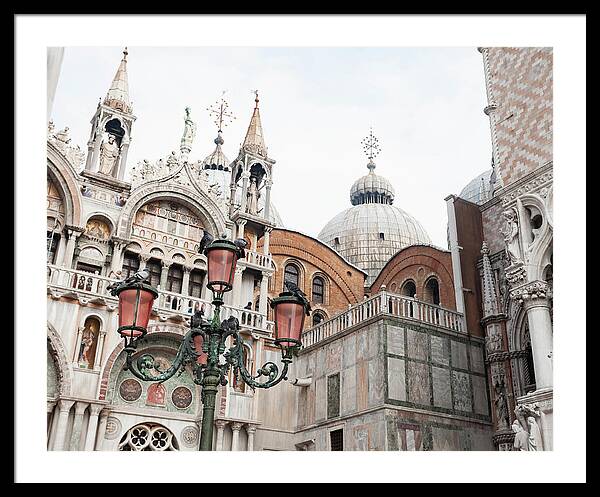 St Marks Basilica - Venice Italy - Framed Print