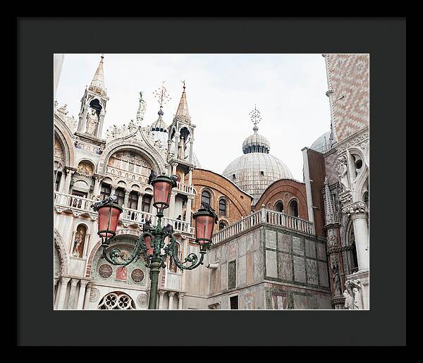 St Marks Basilica - Venice Italy - Framed Print