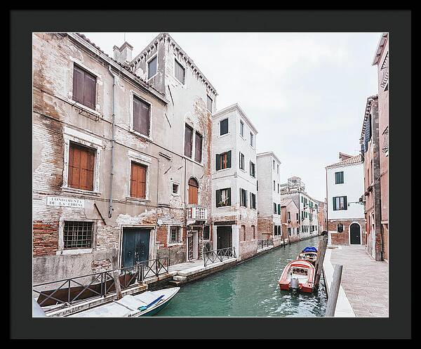 Venice Italy Canal I - Framed Print