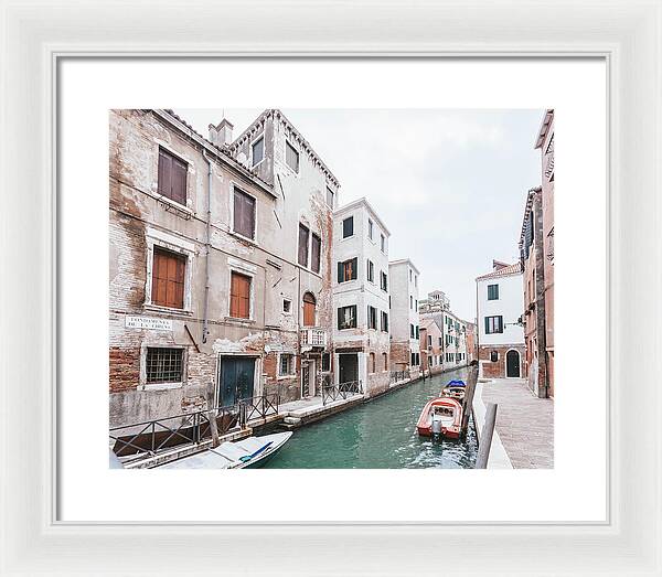 Venice Italy Canal I - Framed Print