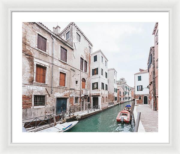 Venice Italy Canal I - Framed Print