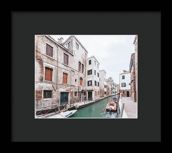 Venice Italy Canal I - Framed Print