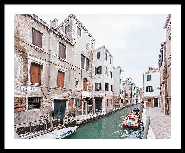 Venice Italy Canal I - Framed Print