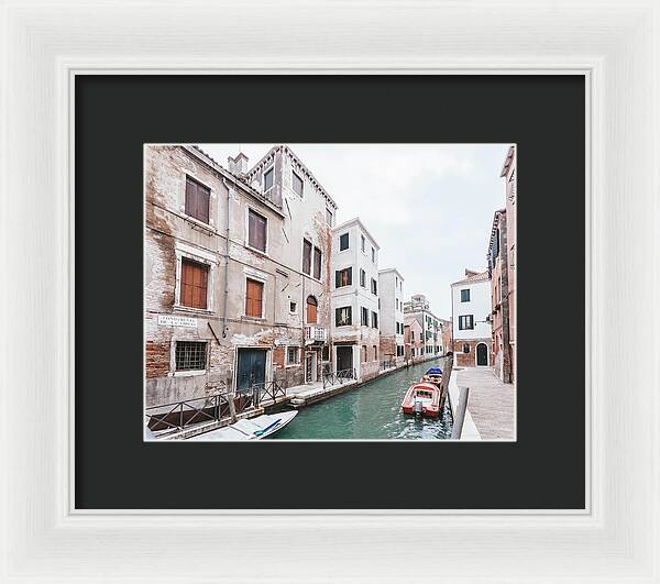 Venice Italy Canal I - Framed Print