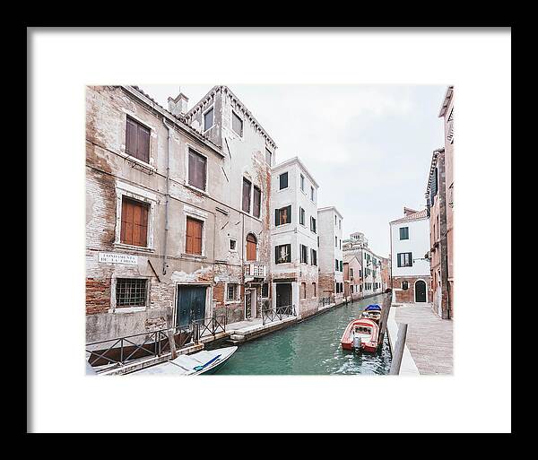 Venice Italy Canal I - Framed Print
