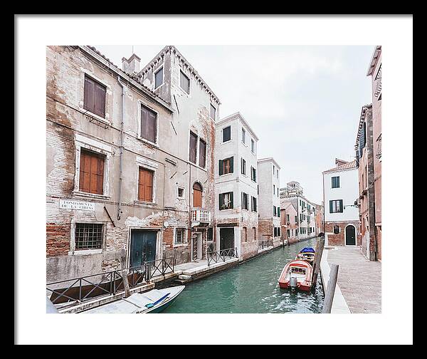 Venice Italy Canal I - Framed Print
