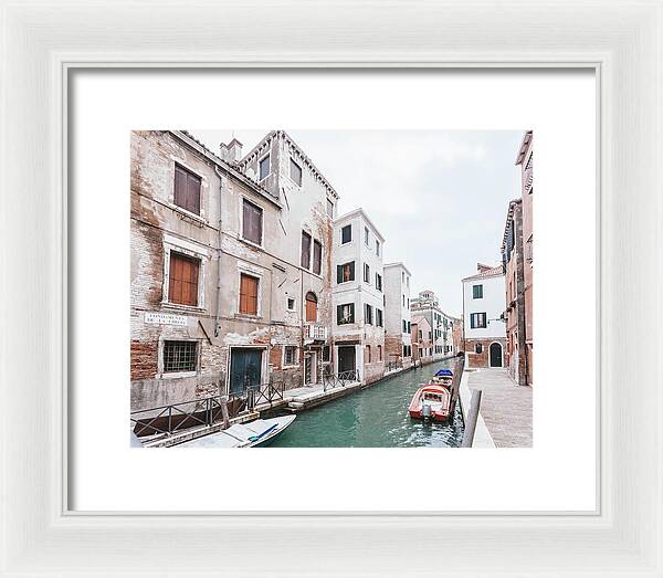 Venice Italy Canal I - Framed Print