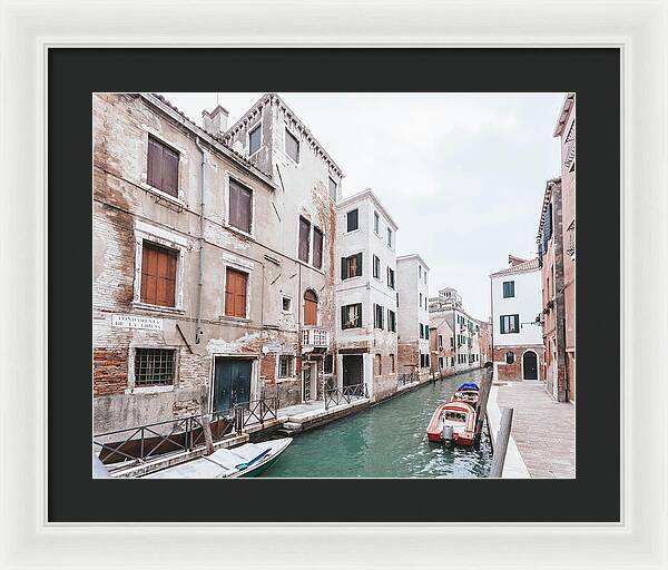 Venice Italy Canal I - Framed Print